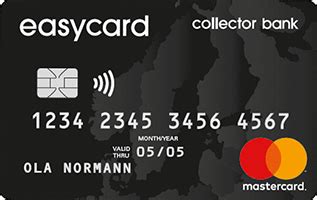 Collector Easycard kreditkort → Recension & Ansökan (2023).